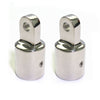 12pcs/Set 3 Bow Bimini Top Fittings Marine Hardware Set 7/8" 22mm