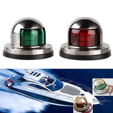 12V LED Sailing Signal Light Lamp Bow Navigation Light Red Green