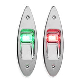 12V Waterproof  LED Bow Navigation Lights Pontoons Sailing Signal Lights