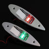 12V Waterproof  LED Bow Navigation Lights Pontoons Sailing Signal Lights