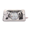 12V White LED Square Transom Ship Lights