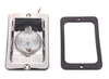 12V White LED Square Transom Ship Lights