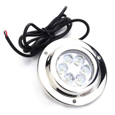 Blue Underwater LED Light 6 x 2 W  10-30V IP 68