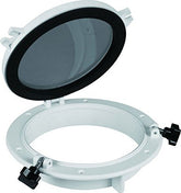 8.5" White Round Porthole Window for Boat Applications