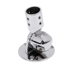 Swivel Adjustable Marine Boat 7/8'' VHF Radio Aerial Antenna Ratchet Deck Base Mount