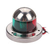 12V LED Bow Navigation Light Deck Mount Marine Double Color Lamp